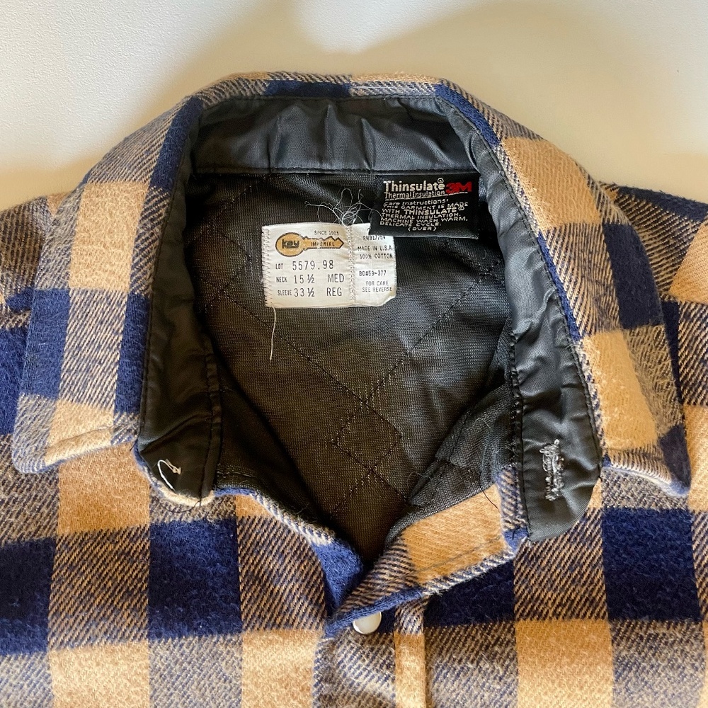 Key Imperial/3M Vintage Insulated Flannel